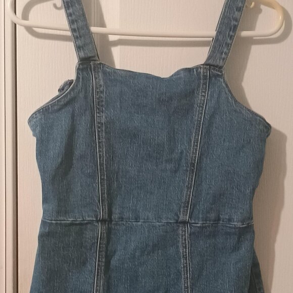 art class Other - Art Class/Mini Dress/Girls XXL 18/Blue Denim/Square Neck Trendy Cute